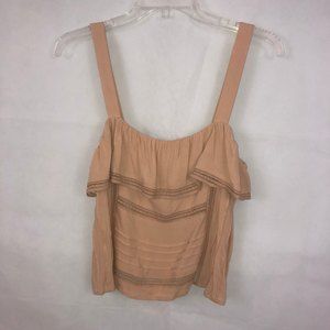 Forever 21 Contemporary Tan Tank Top Size Small